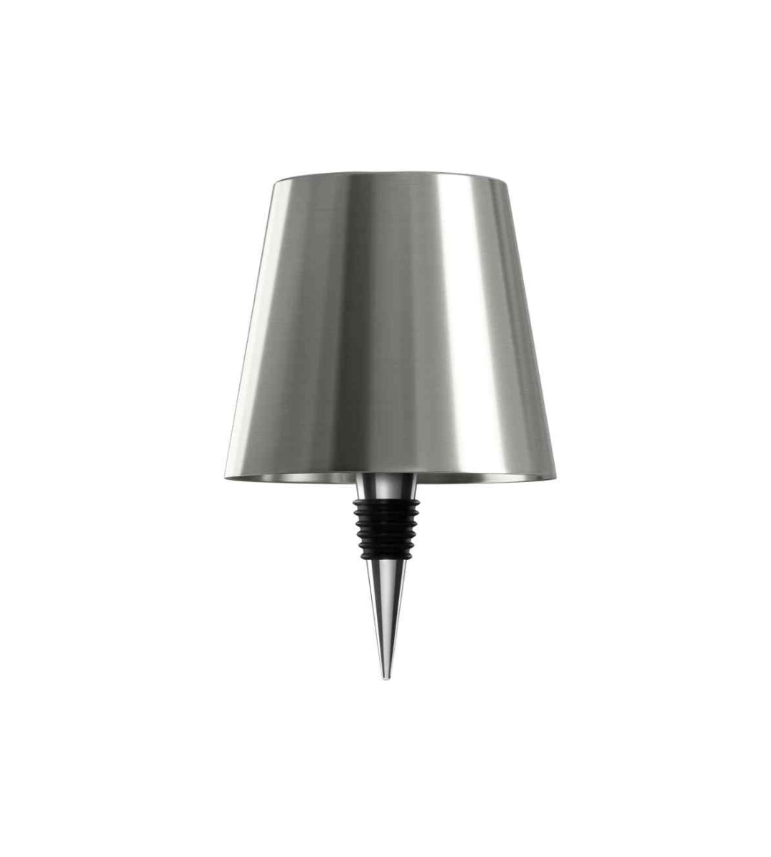 Lámpara para botella LED recargable de aluminio, lámpara de mesa para botella de vino, luz cálida | Sansoti