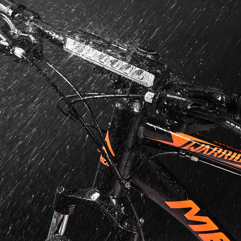 Éclairage vélo LED phare avant 900 lumens rechargeable noir étanche large champ lumineux sécurité vélo | Sansoti