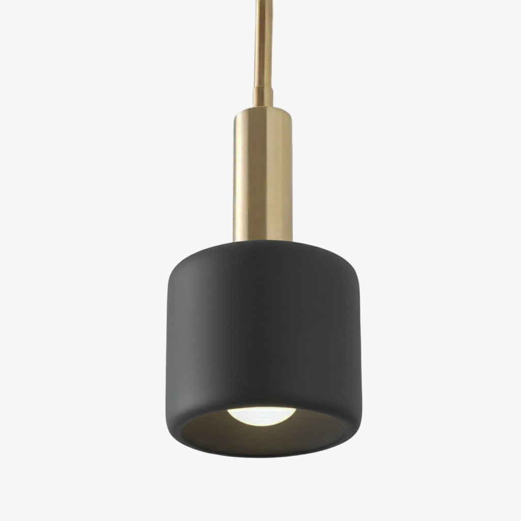 Porcelain Pendant Lamp Minimalist Design White Green Black Orange Yellow Dining Room Kitchen | Sansoti