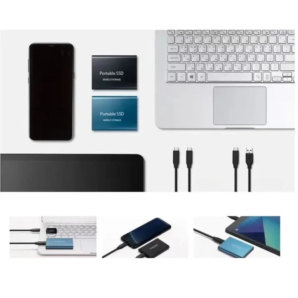 External SSD Drive USB 3.0 Portable Fast Data Storage Compact | Sansoti