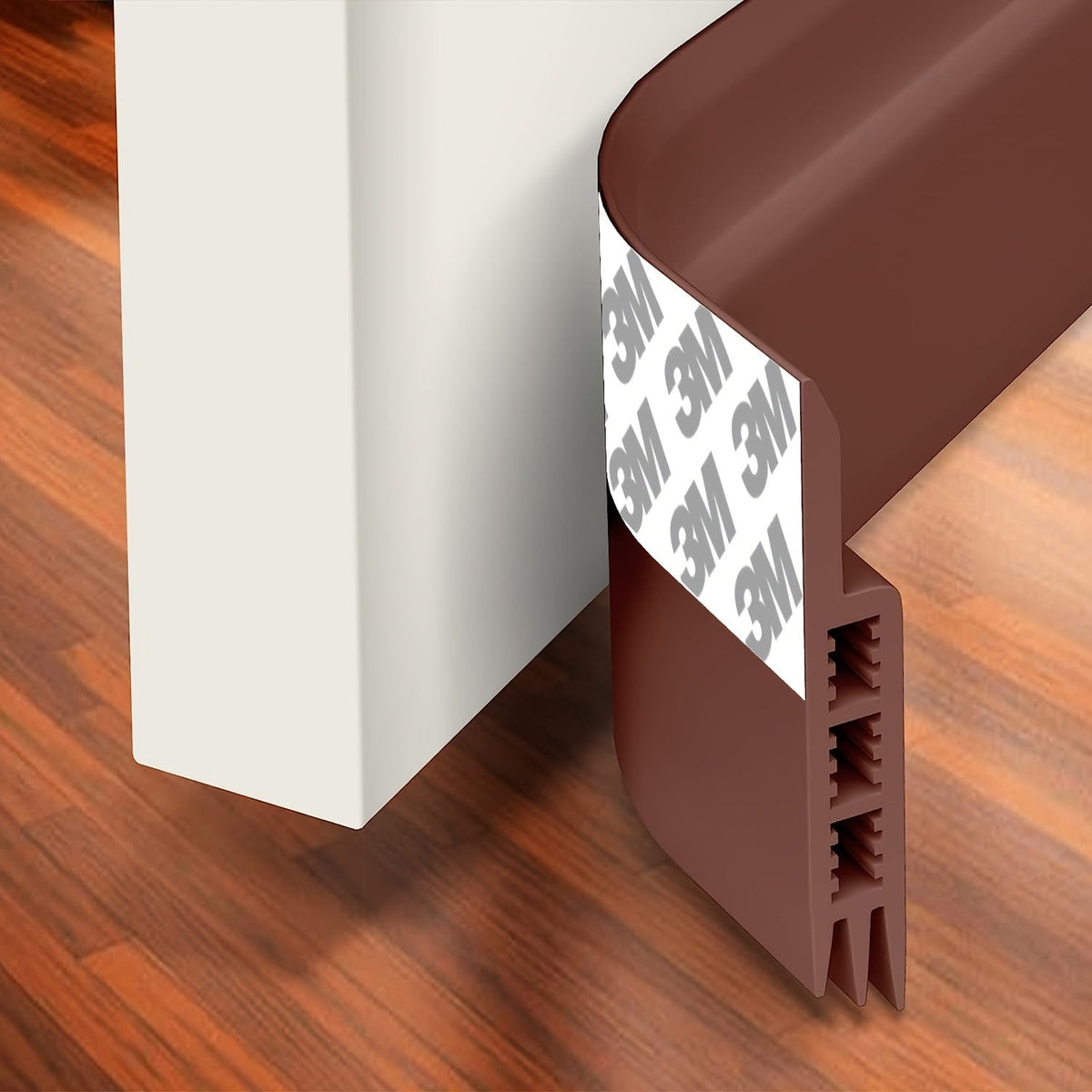 Siliconen Deurafdichting 99cm Zelfklevend Isolatiestrip Geluidswerend Tochtbescherming Energiebesparing Woning | Sansoti