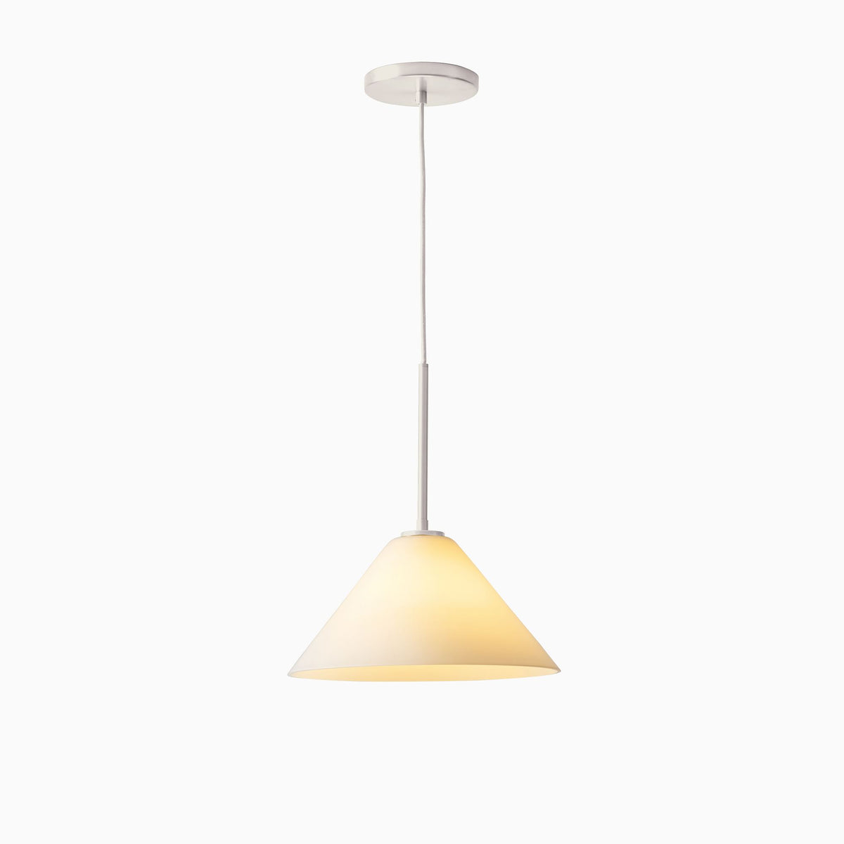 Glass Pendant Light Cone Metal Fitting E27 Transparent Frosted Glass Kitchen Lighting Dining Room Living Room | Sansoti