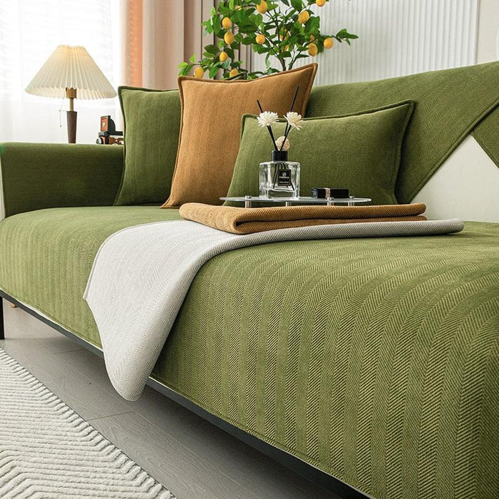Rutschfester Fleecebezug 120×150 cm, weich, warm und plüschig – waschbare Komfort-Sofadecke für Sofa, Auto und Büro | Sansoti