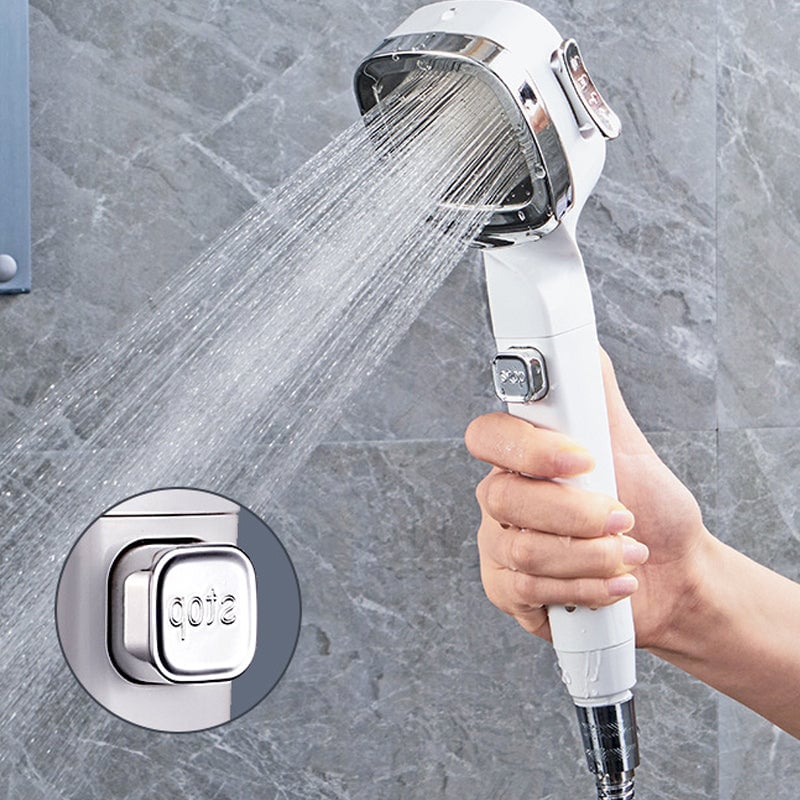 Shower Head with Intuitive On-Off Button and 4 Spray Settings for Optimal Shower Comfort | Sansoti