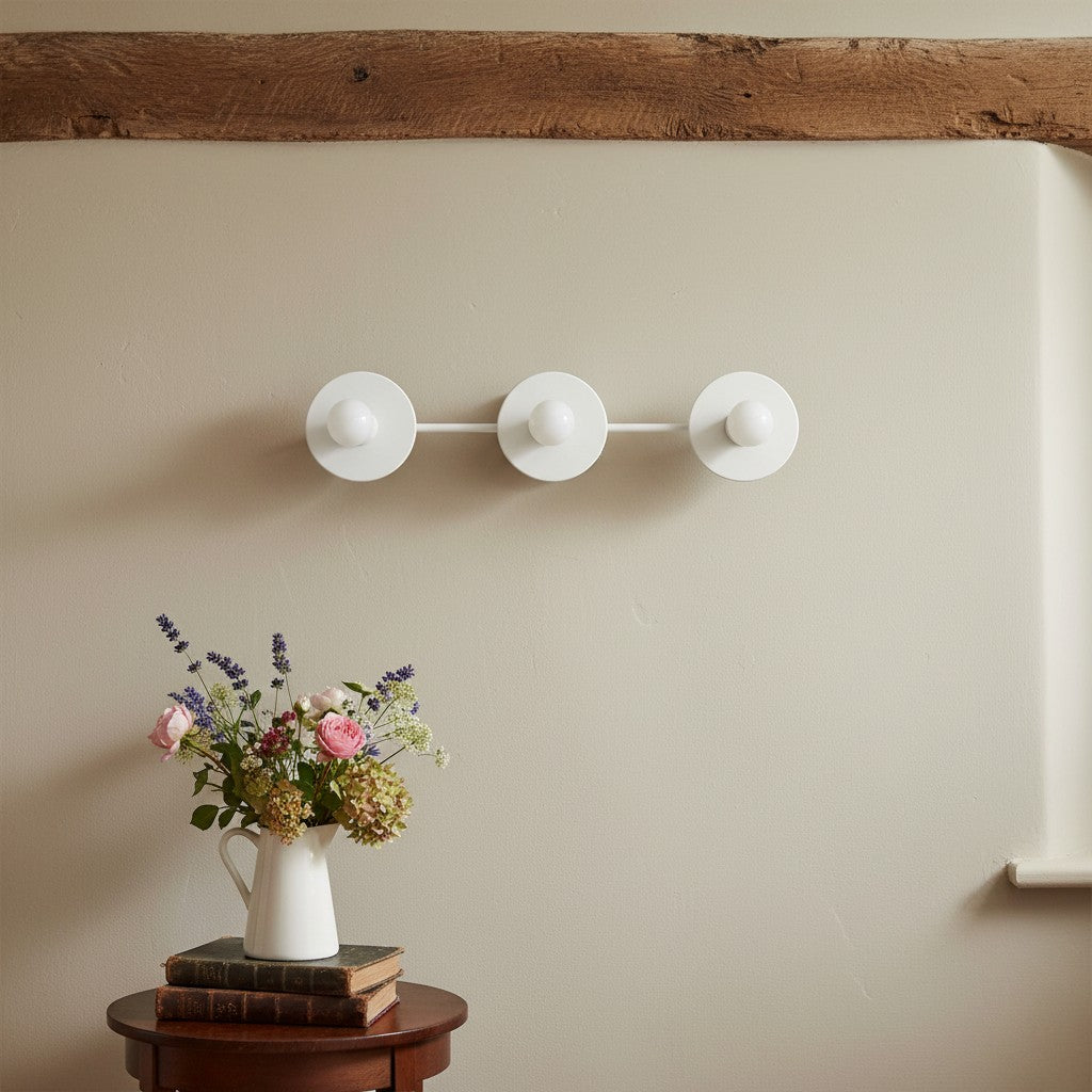 Metal Wall Lamp with Spherical Glass Shades 3-Light Bathroom Lighting Matte Green | Sansoti
