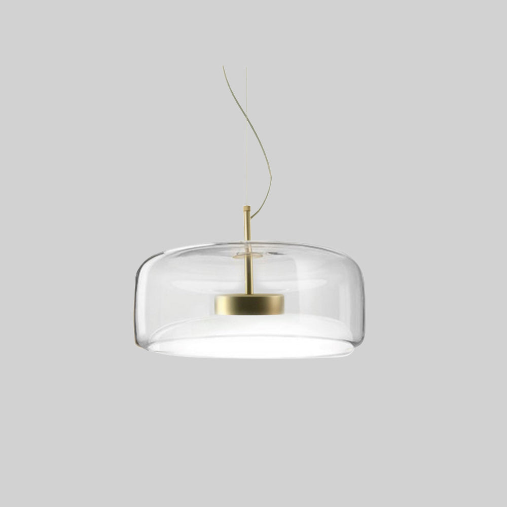 Liodell hanglamp glas messing verstelbaar eettafel woonkamer keuken modern design verlichting | Sansoti