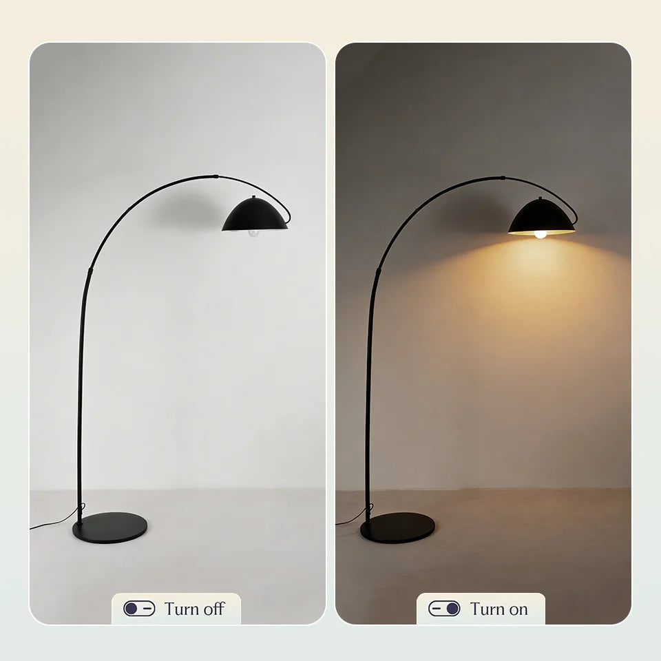Arc Floor Lamp LED Modern 3 Light Colors Dimmable E27 Living Room | Sansoti