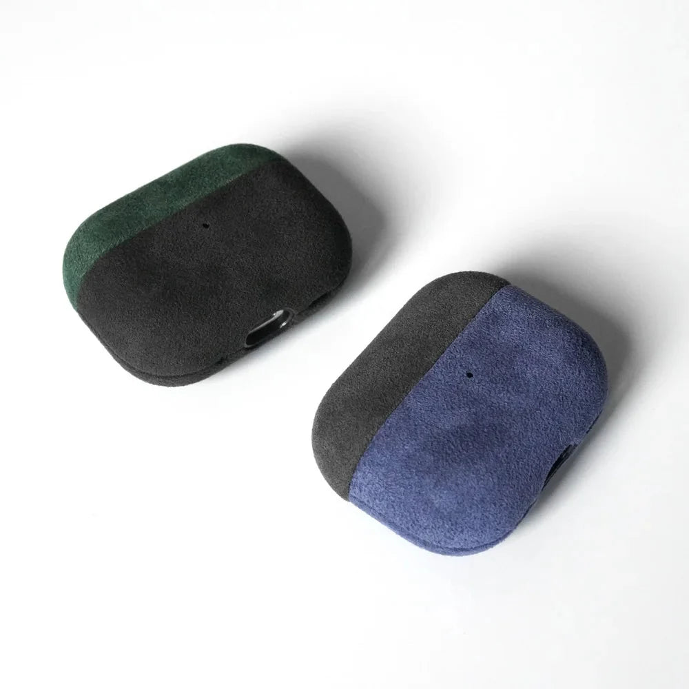 Premium Alcantara AirPods Case with Wireless Charging Scratch-Resistant Dustproof Protective Cover for Apple | Sansoti