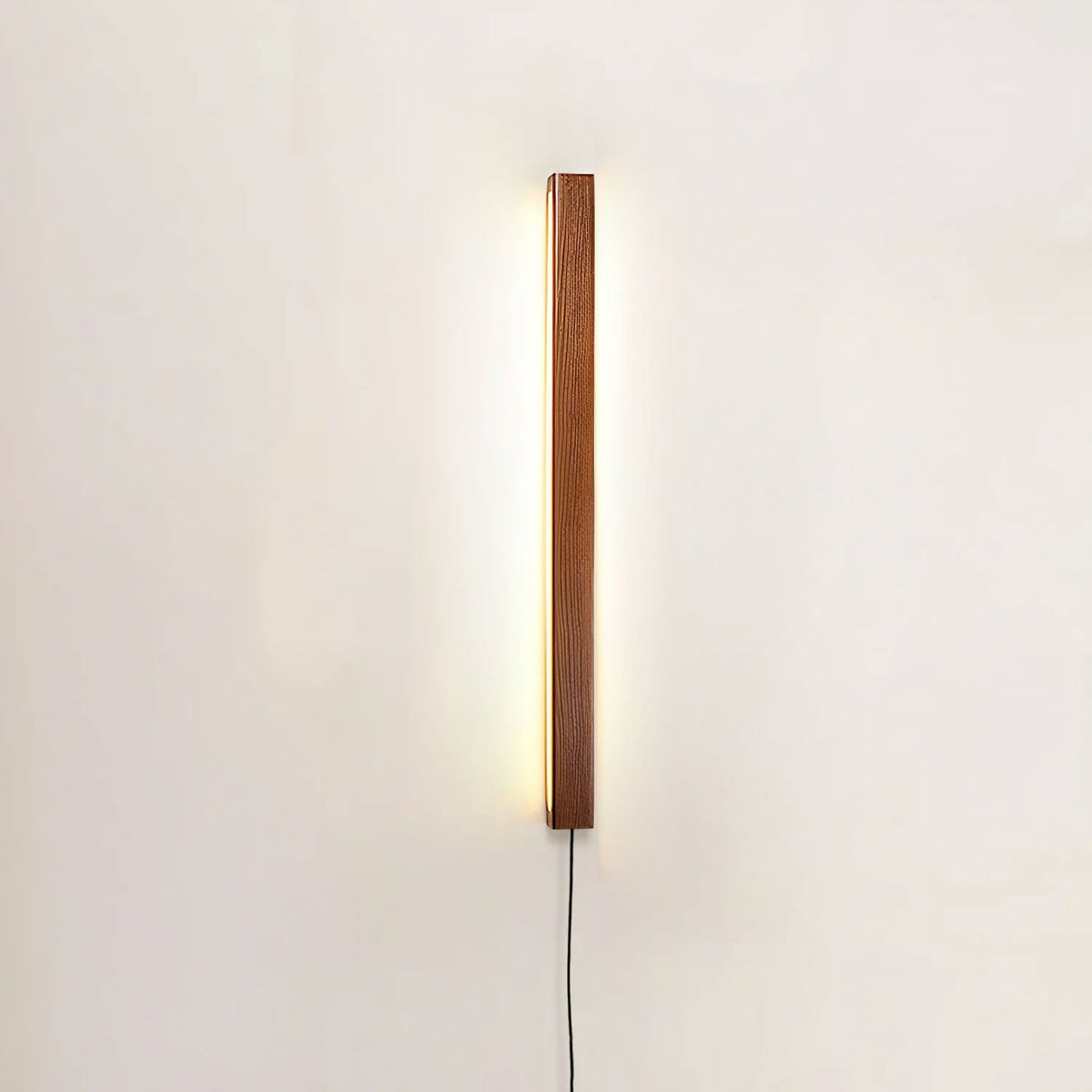Runde Holz-Wandleuchte mit LED — Skandinavisches Design mit Dimmfunktion — Erhältlich in drei Größen | Sansoti