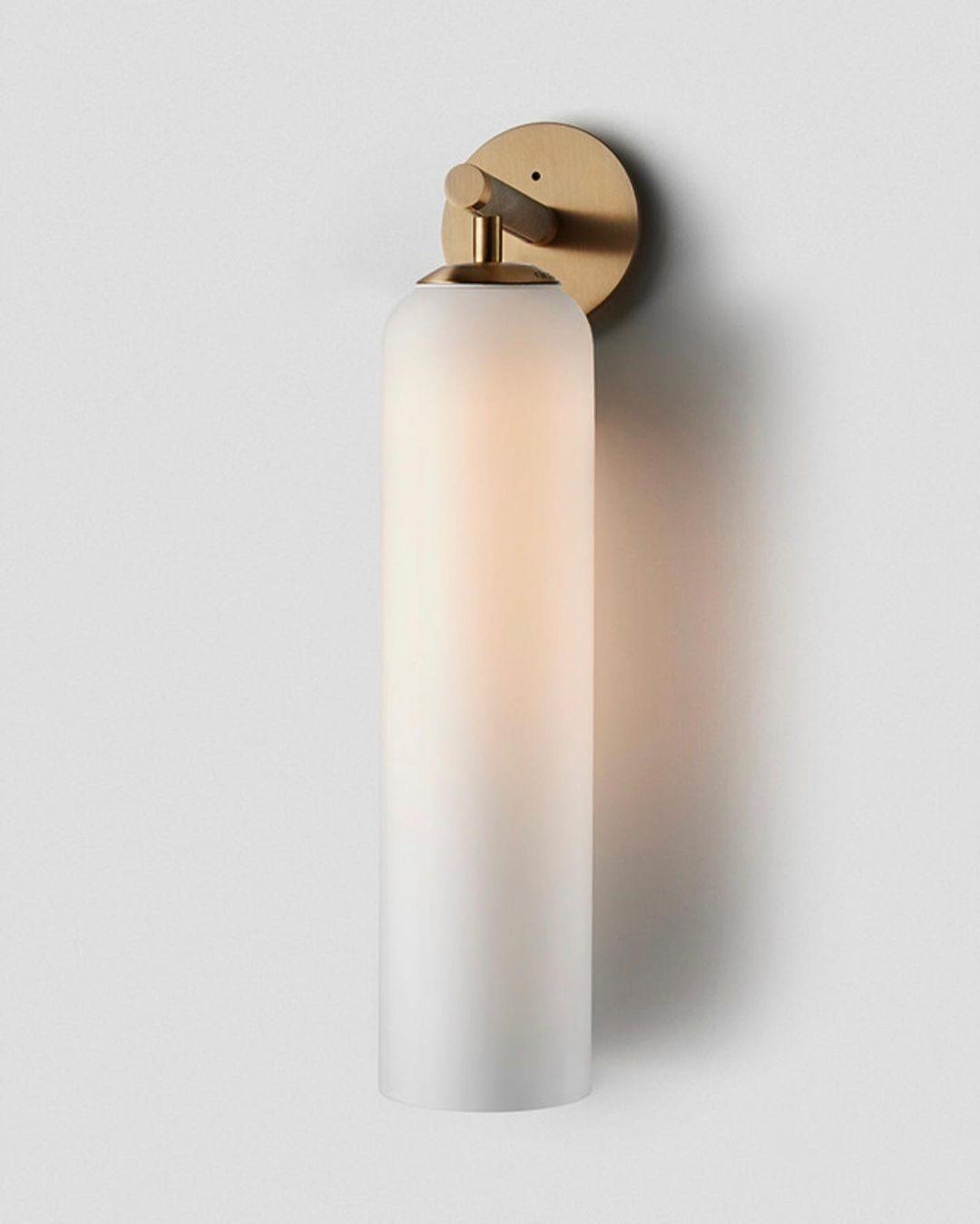 Glass Wall Lamp with Cylinder Shape – Elegant Indoor Wall Lighting | Sansoti