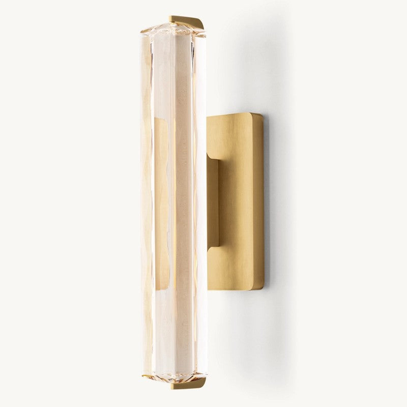 Kristall-Wandleuchte Messing Vertikal LED Design Wohnzimmer Schlafzimmer Flur Eingangsbereich Innenbeleuchtung | Sansoti