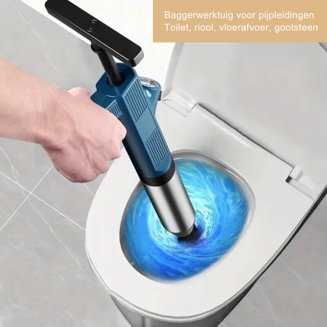 Air Pressure Drain Plunger – Powerful Hand Pump Against Clogs | Sansoti