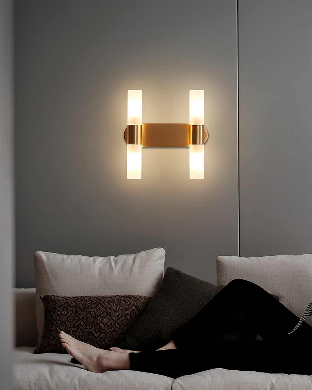 Wandleuchte mit G9-Fassung und Acrylschirm – moderne Innenbeleuchtung im Design A, B oder C | Sansoti