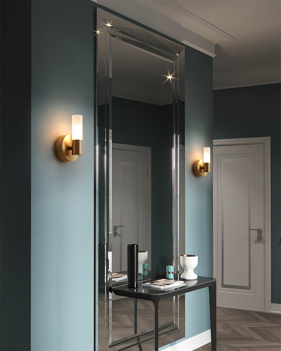 Wandleuchte mit G9-Fassung und Acrylschirm – moderne Innenbeleuchtung im Design A, B oder C | Sansoti