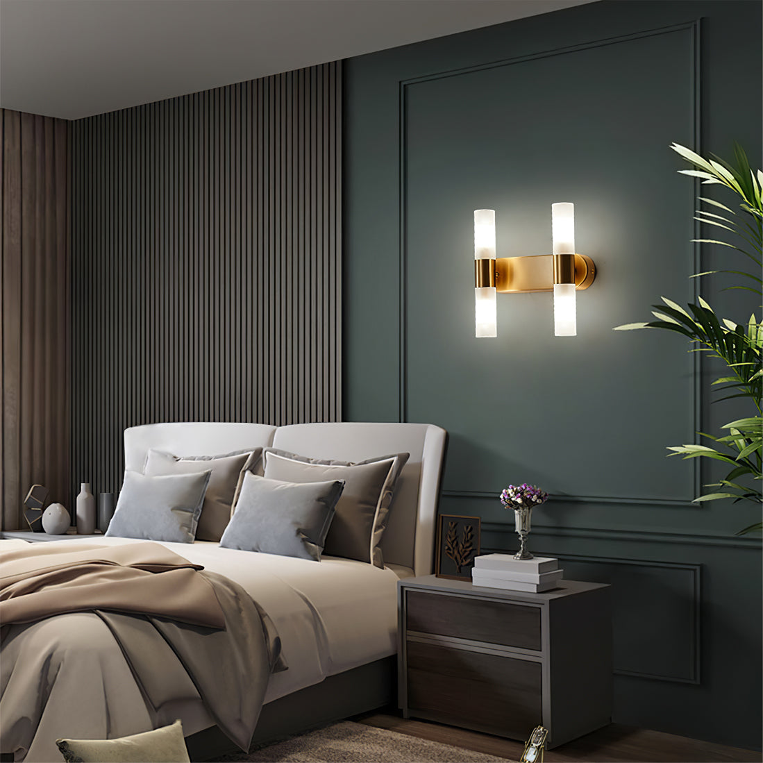 Wandleuchte mit G9-Fassung und Acrylschirm – moderne Innenbeleuchtung im Design A, B oder C | Sansoti