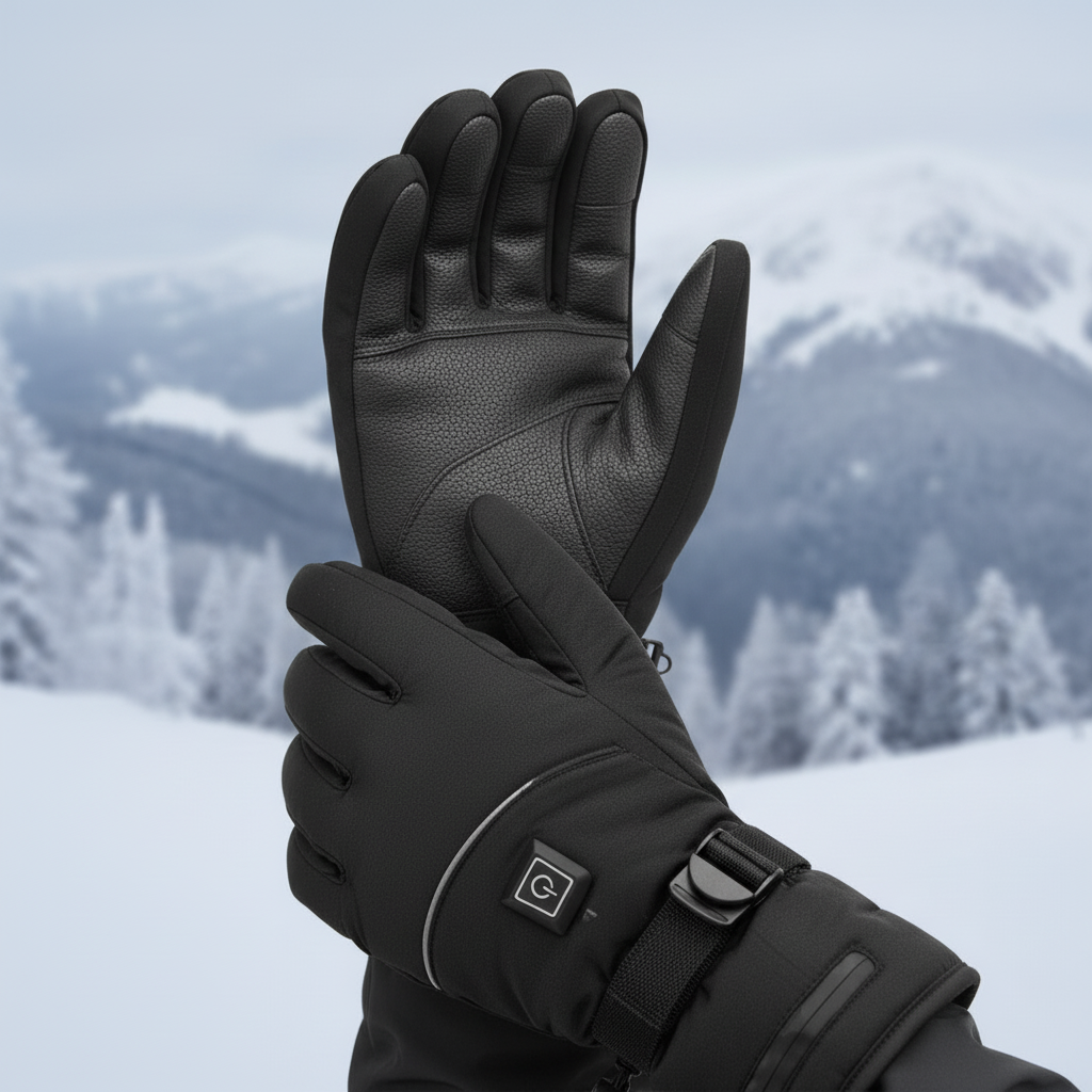 Verwarmde Handschoenen met Touchscreen Waterdicht Fleece Winterhandschoenen voor Outdoor Skiën Wandelen | Sansoti