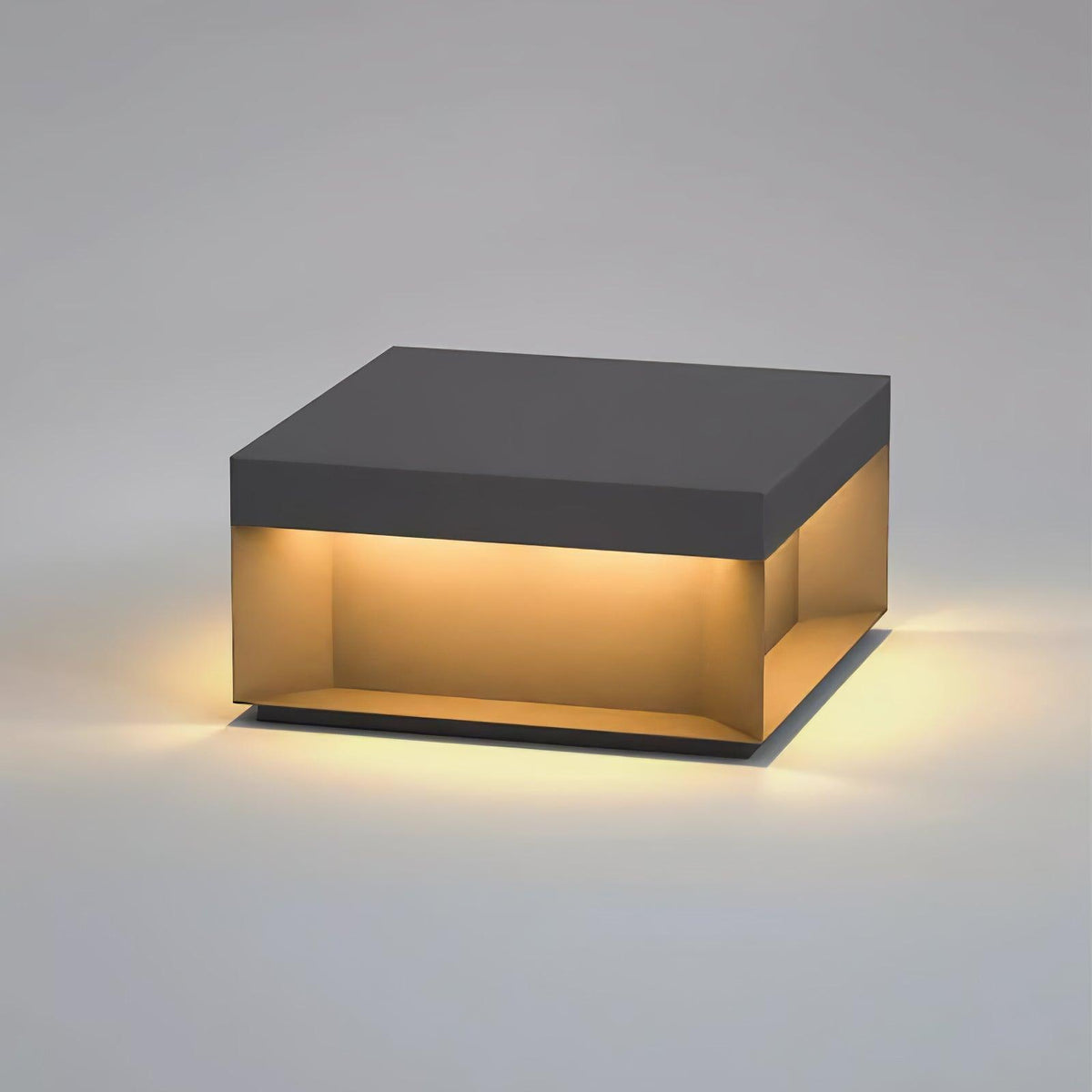 Éclairage solaire sur poteau de jardin moderne IP65 aluminium noir éclairage de chemin étanche pour jardin, allée, terrasse | Sansoti
