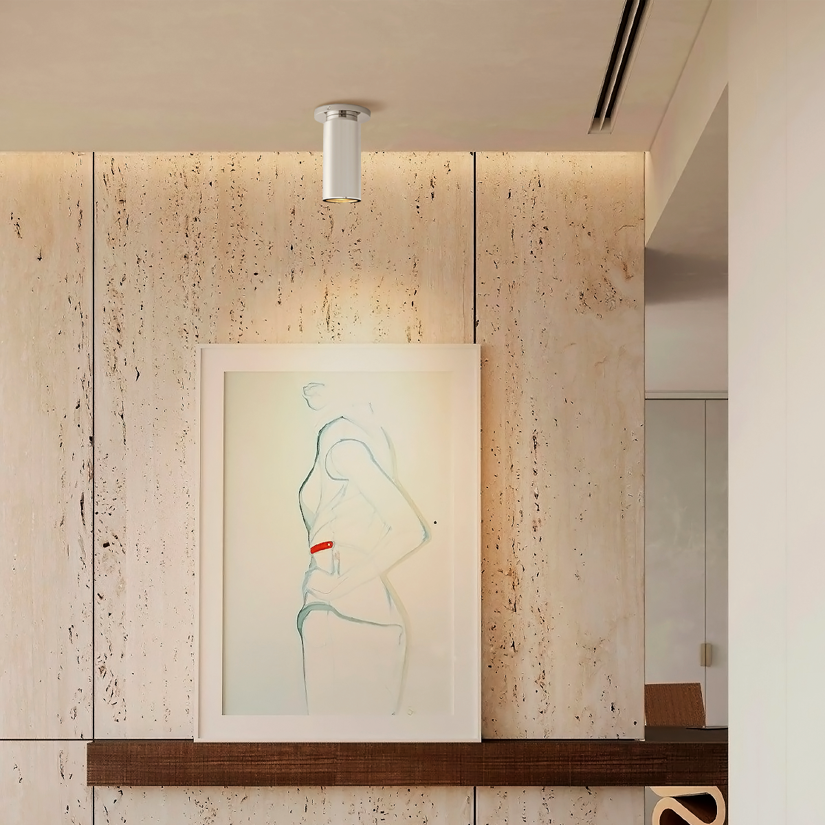 Deckenleuchte Messing Poliertes Nickel Bronze GU10 Dimmbar Badezimmer Küche Flur Kompakte Deckenbeleuchtung | Sansoti