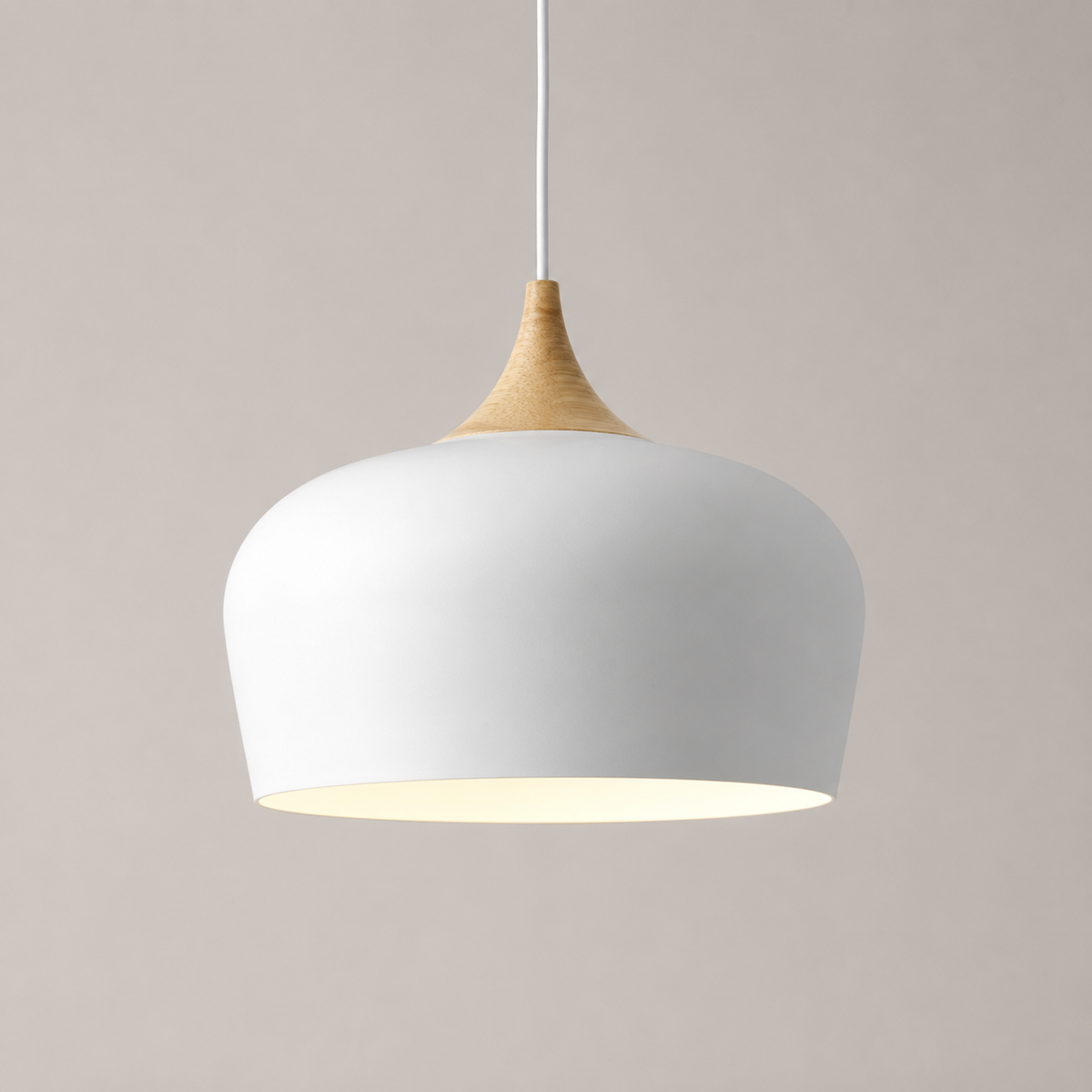 Hanglamp met Verstelbare Hoogte en Aluminium Kap voor Tafel, Keuken, Eetkamer, Leeshoek en Slaapkamer Sfeerverlichting | Sansoti