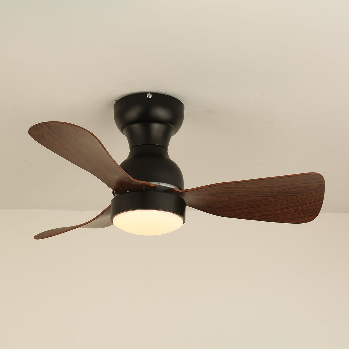 Modern ceiling fan with integrated LED lighting Ø70 cm – Quiet & Stylish | Sansoti