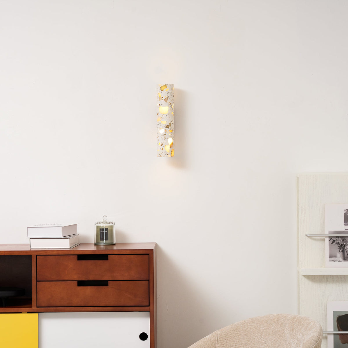Cylindrical Wall Light with Diffused Light - G9 Socket - Dimmable - Modern Design for Living Room and Bedroom | Sansoti