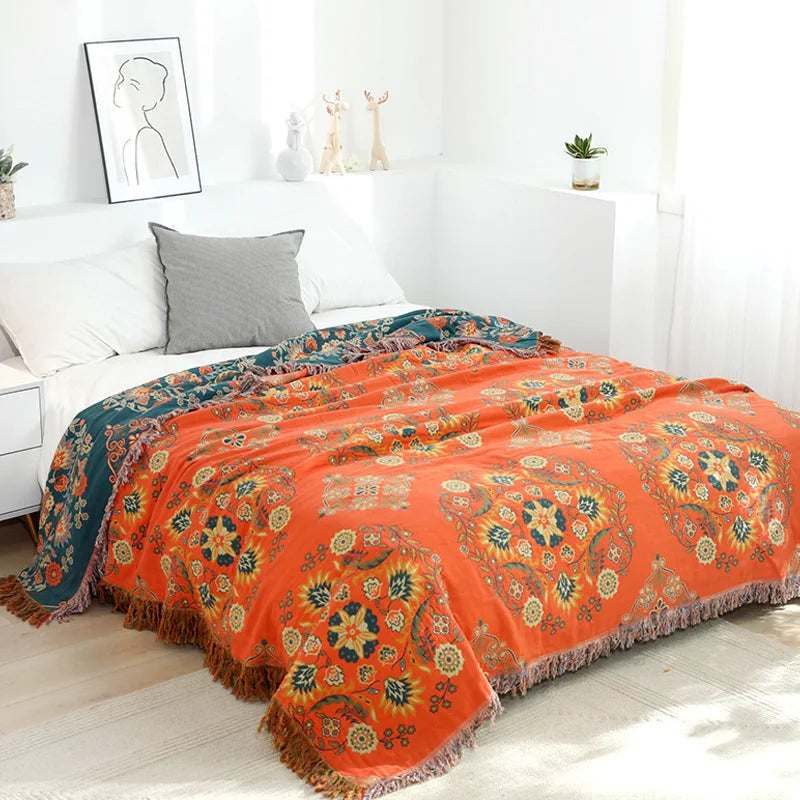 Luxuriöse Plaid-Decke – Weiche Wohndecke mit zeitlosem Design für Sofa und Bett | Sansoti