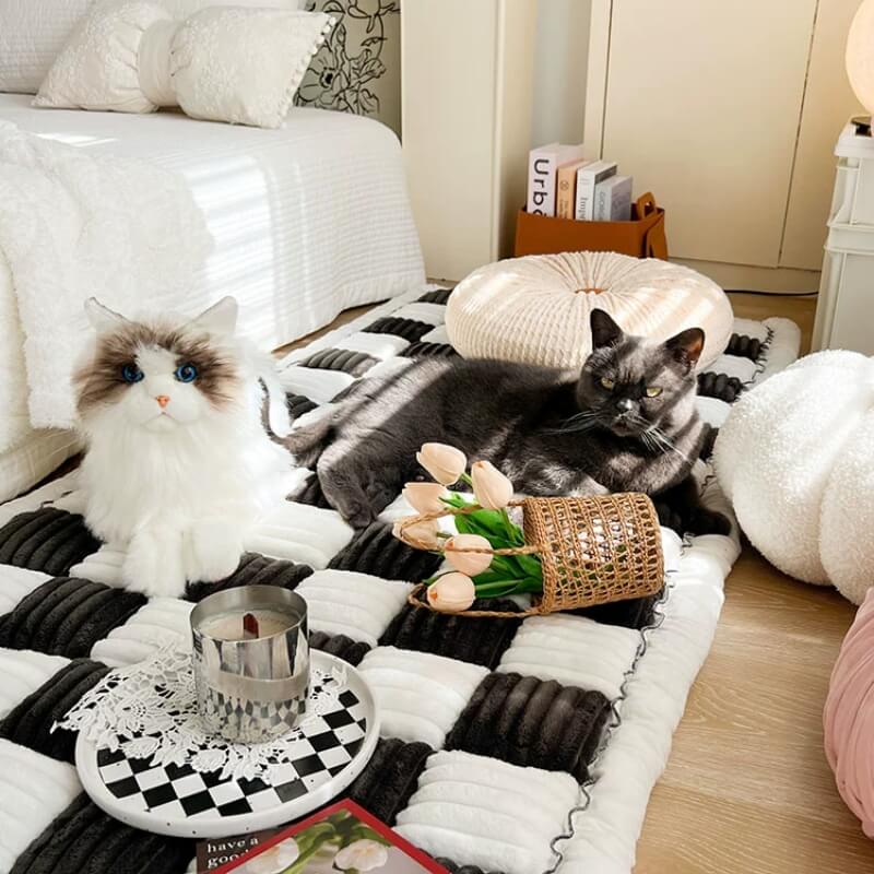 Cotton sofa cover with quilted protective layer 60x180cm non-slip furniture protector seat covers in various colors | Sansoti
