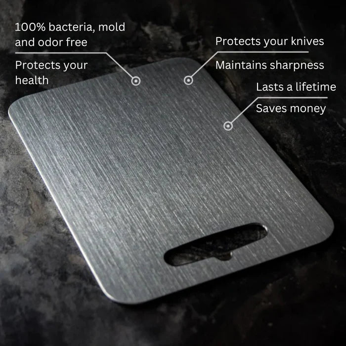 Planche à découper en acier inoxydable 100% 201 pour usage hygiénique et durable en cuisine | Sansoti simplicité professionnelle dans votre cuisine