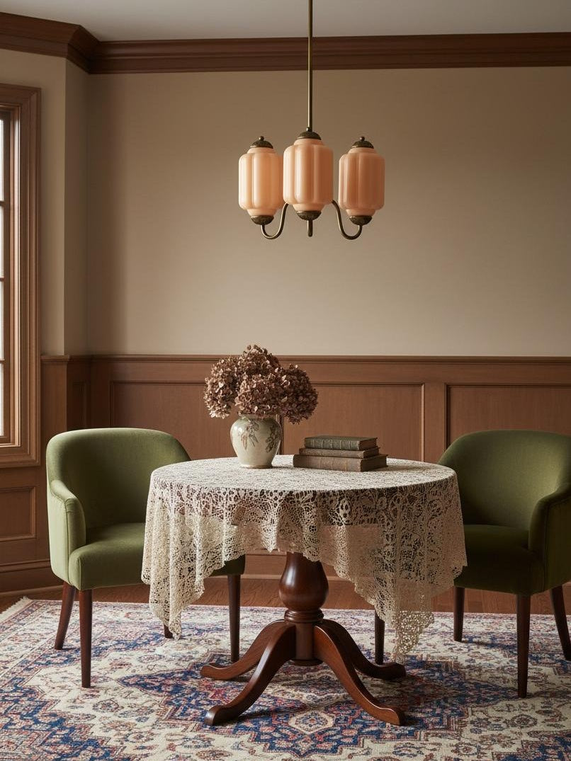 Milchglas Kronleuchter Vintage Finish Zeitlose Eleganz Klassische Beleuchtung für Esszimmer Wohnzimmer | Sansoti
