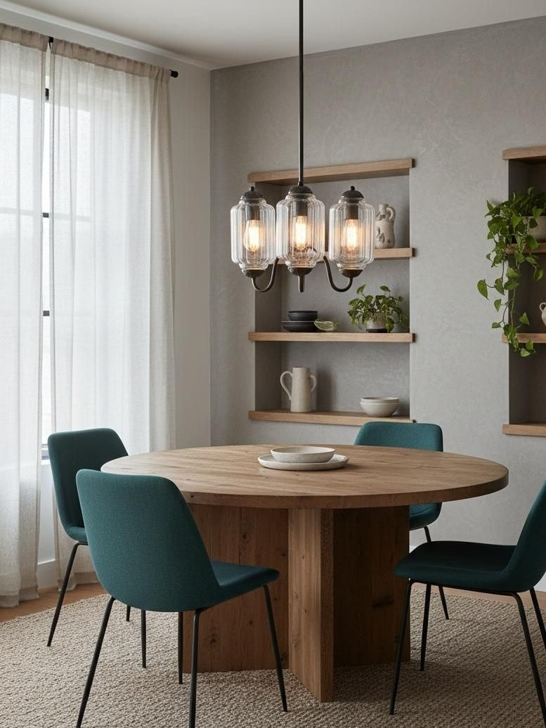 Milchglas Kronleuchter Vintage Finish Zeitlose Eleganz Klassische Beleuchtung für Esszimmer Wohnzimmer | Sansoti