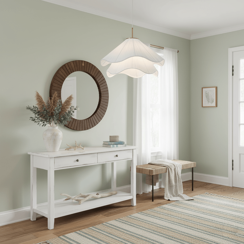 Layered pleated shade pendant lamp — Petal-like light gold fitting E26/E27 sloped-ceiling mounting | Sansoti