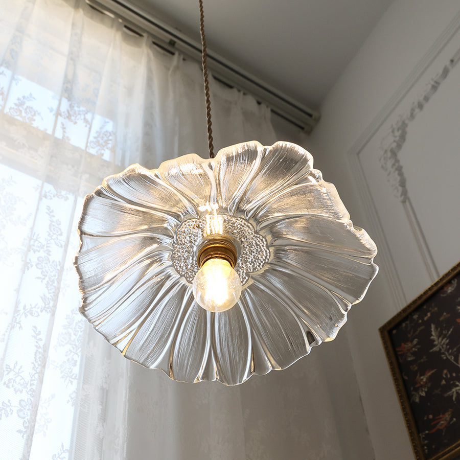 Glazen Bloemplafond- en Hanglamp met Messing Binnenlicht Retro Design Scandinavisch Eetkamer Slaapkamer | Sansoti