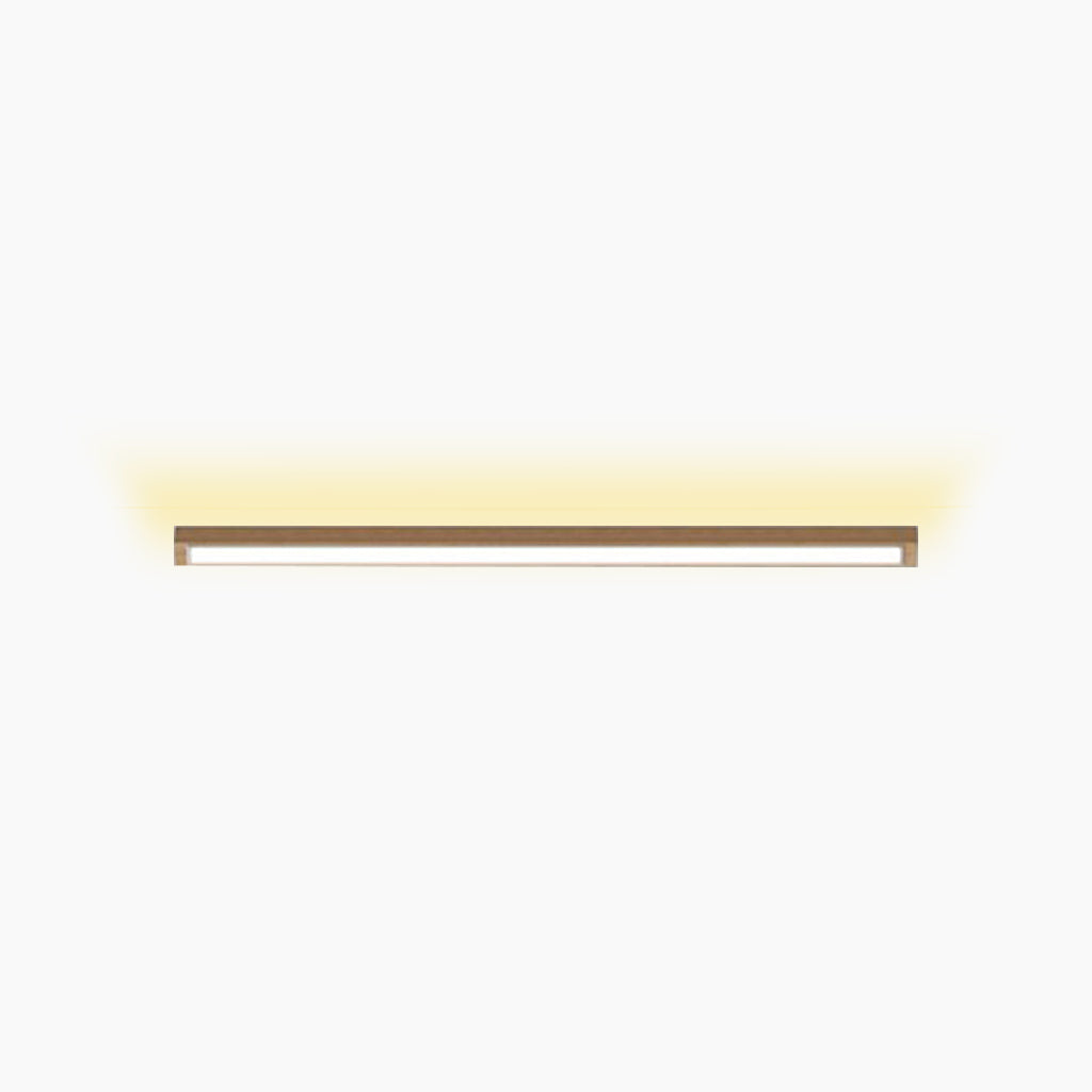 Linear Ceiling Light Wood 60-180cm LED Dimmable 3 Light Colors Slim Design for Corridor Hallway Living Room Scandinavian | Sansoti