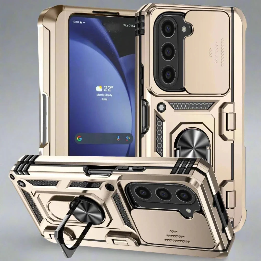 Stoßfeste Handyhülle für faltbare Smartphones Galaxy Z Fold 6 und Z Fold 5, schützende Cover-Hülle | Sansoti