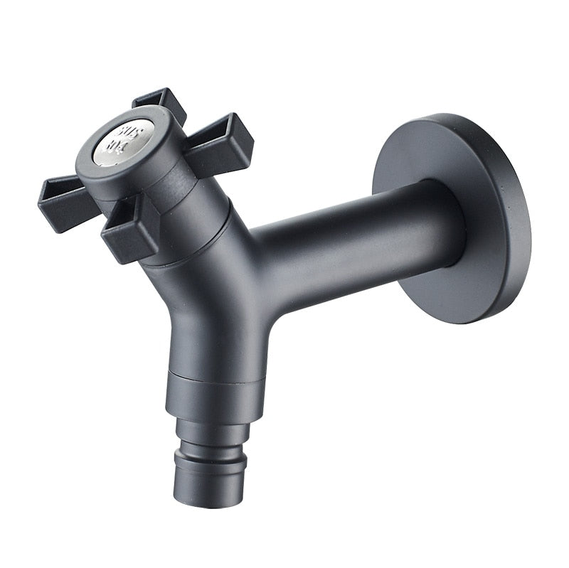 Modern Wall-Mounted Water Tap – Outdoor Garden Tap with Brass Core Valve | Sansoti