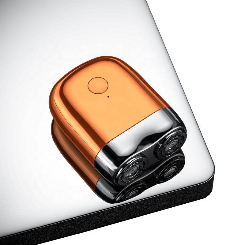 Compacte Elektrische Scheerapparaat Dual Rotary Systeem Waterproof USB-C Oplaadbaar Nat Droog Reisformaat | Sansoti