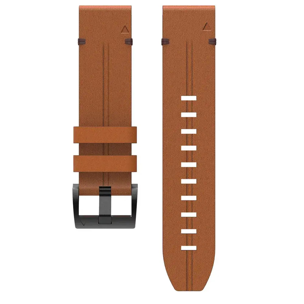 Leather Watch Strap with Quick Release Stylish Design Comfortable Wear Universal Fit Wristwatch | Sansoti