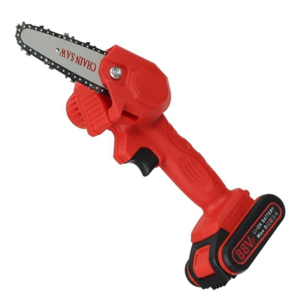 Cordless Mini Chainsaw One-Handed Garden Tool for Pruning and Cutting Branches 88V Garden Maintenance | Sansoti
