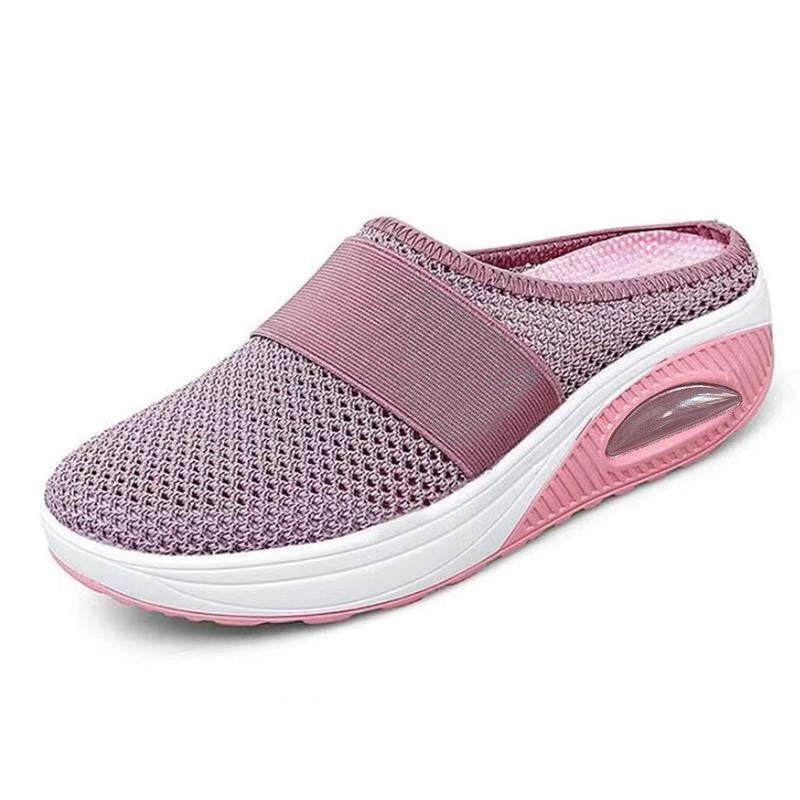 Orthopedische Dames Sneakers met Luchtkussen Demping Mesh Ademend Wandelschoenen Antislip Maat 35-42 | Sansoti