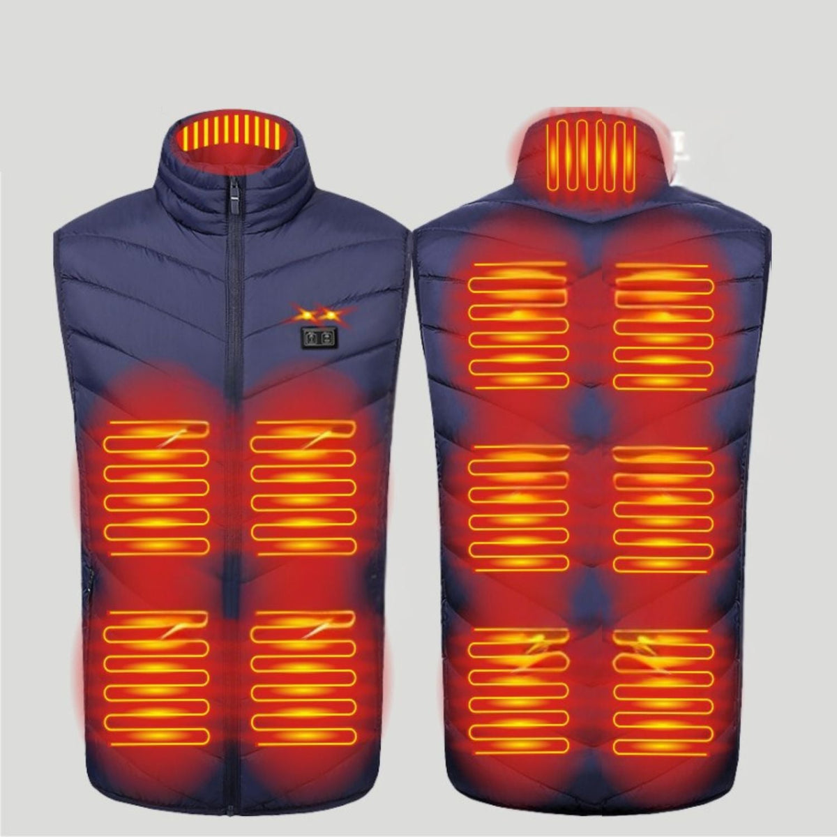 Verwarmbaar Bodywarmer Vest USB 3 Warmtestanden Heren Outdoorkleding Herfst Winter Wandelen Kamperen | Sansoti