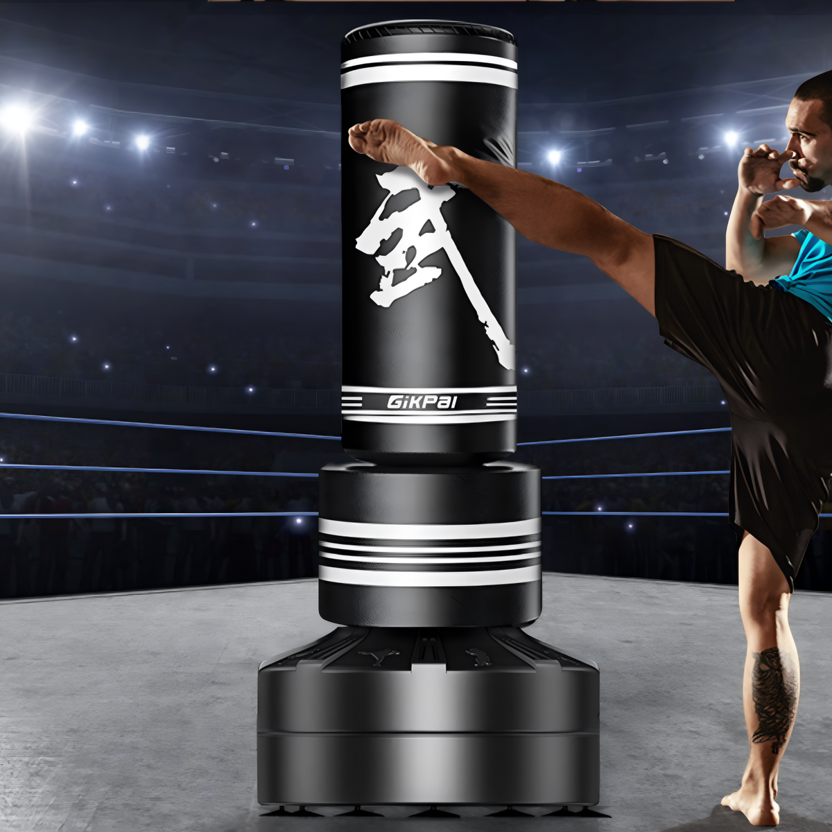 Freestanding 170 cm Punching Bag with Suction-Cup Base for MMA, Kickboxing, Cardio Training, Martial Arts, and Home Fitness | Sansoti