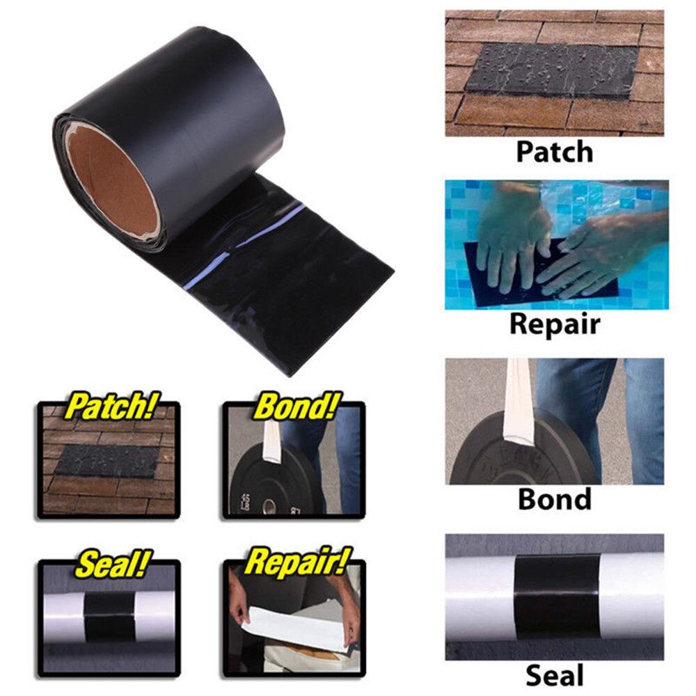 Waterdichte Reparatietape Zelfklevend voor Lekken en Barsten 150x20 cm | Sansoti