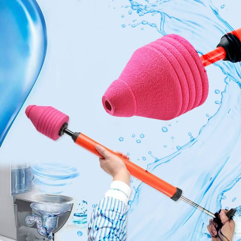 High-Pressure Toilet Plunger – Fast & Effective Clog Remover | Sansoti