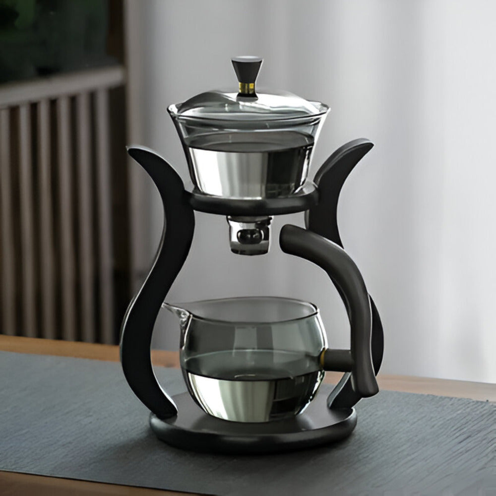 Glasteekanne mit Teefilter, magnetisches Tropfsystem, 600 ml | Sansoti