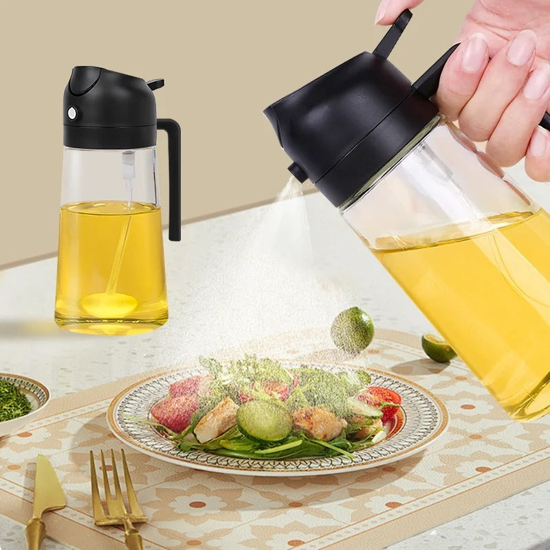 Refillable Oil Sprayer with Fine Mist for Healthy Cooking, Baking, and Grilling 200ml BPA-Free Kitchen Spray | Sansoti