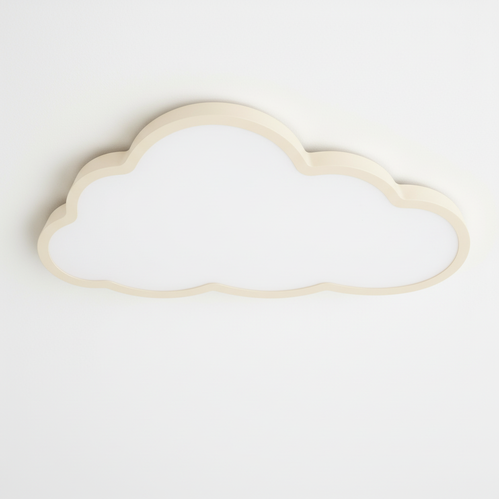 Deckenlampe Wolke Kinderzimmer LED 3000K Acryl 40cm Warmweiß Babyzimmer Deckenleuchte Wolkenform Stimmungslicht Kinderlampe | Sansoti