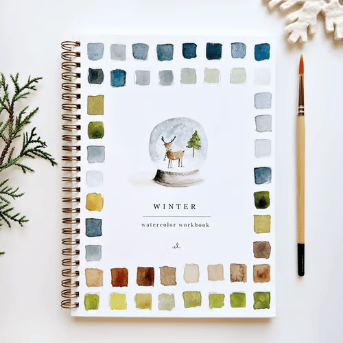 Aquarel Schilderboek met Sjablonen en Verfset voor Beginners Volwassenen Kinderen Creatieve Hobby Teken | Sansoti