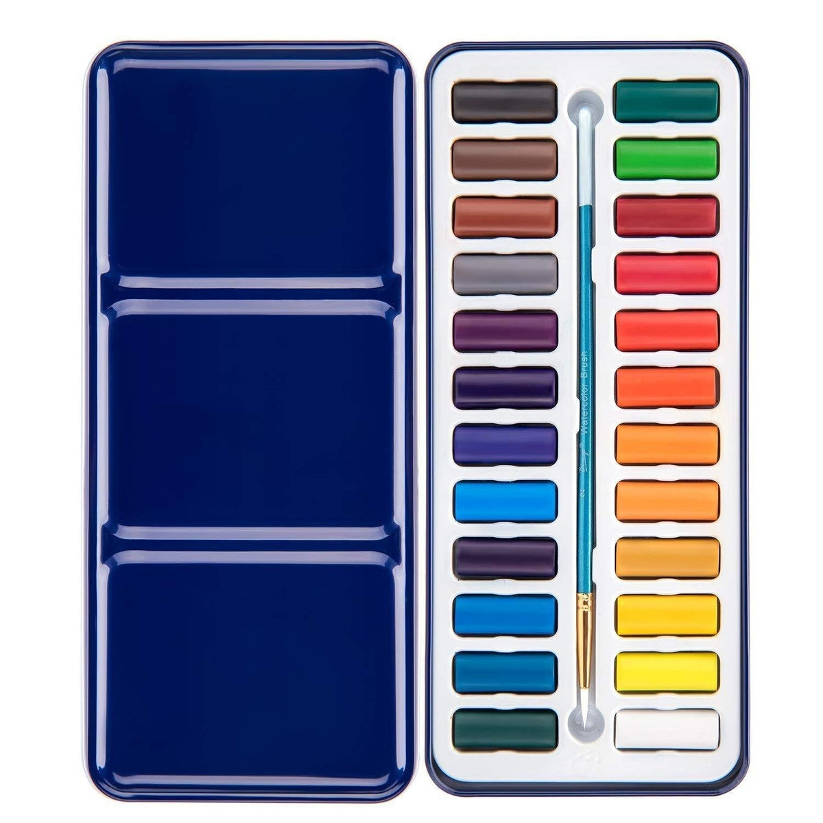 Aquarel Schilderboek met Sjablonen en Verfset voor Beginners Volwassenen Kinderen Creatieve Hobby Teken | Sansoti