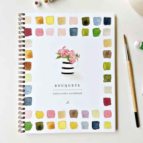 Aquarel Schilderboek met Sjablonen en Verfset voor Beginners Volwassenen Kinderen Creatieve Hobby Teken | Sansoti