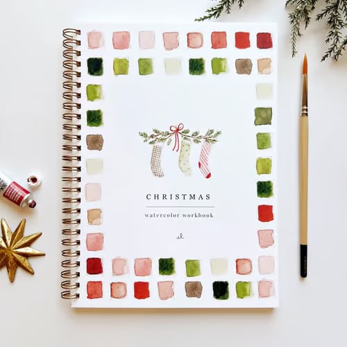Aquarel Schilderboek met Sjablonen en Verfset voor Beginners Volwassenen Kinderen Creatieve Hobby Teken | Sansoti